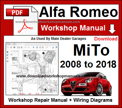 Alfa Romeo Mito Service Repair Workshop Manual